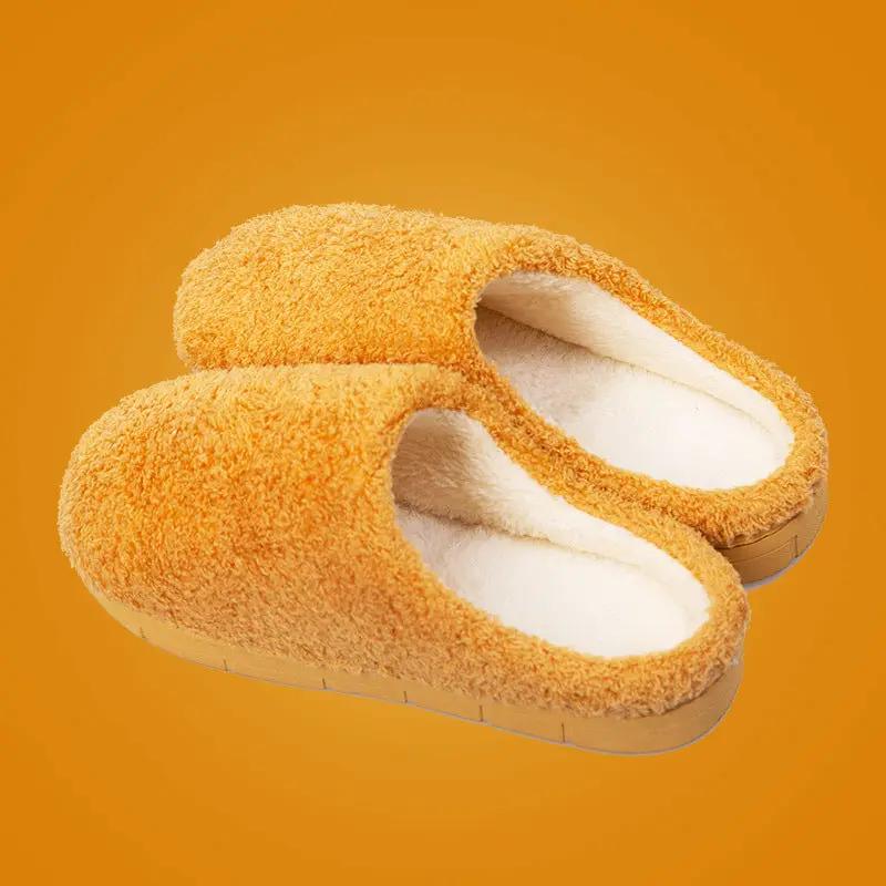 Furry Slippers Soft Winter Bedroom Slippers Women by GJG Denim