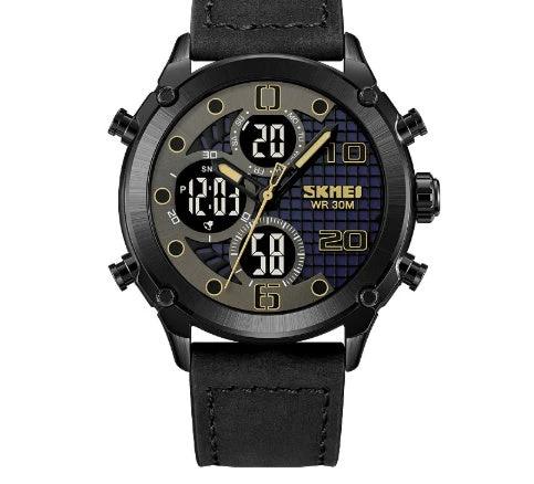 Outdoor Sports Men's Electronic Watch Dual Movement Multifunctional by GJG Denim