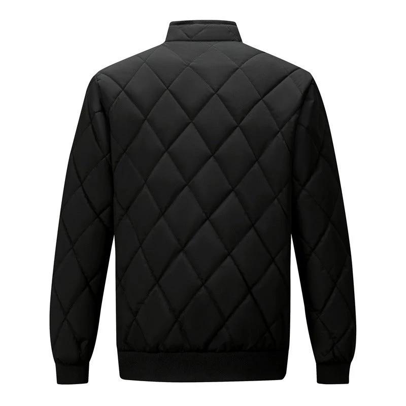 Men's Stand Collar Trendy Warm-keeping Cotton-padded Jacket by GJG Denim