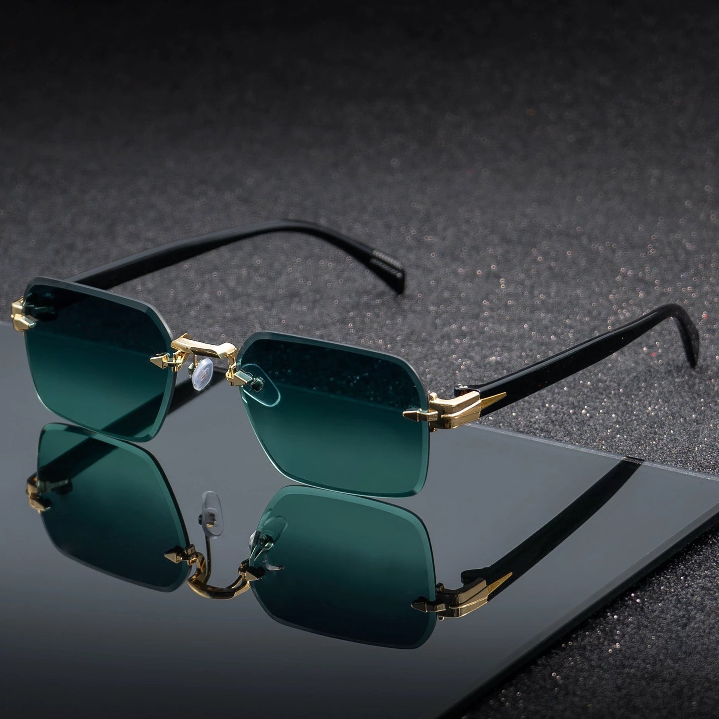 Men's Frameless Fashion Sunglasses by GJG Denim