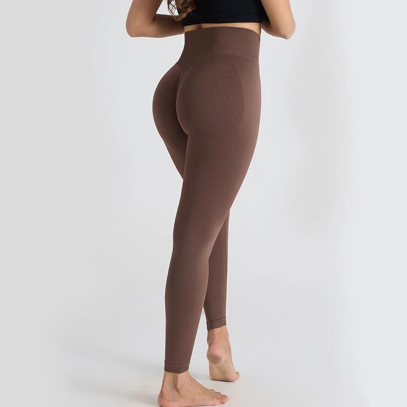 High Waist Workout Trousers High Elastic Sports Outdoor Yoga Clothes by GJG Denim