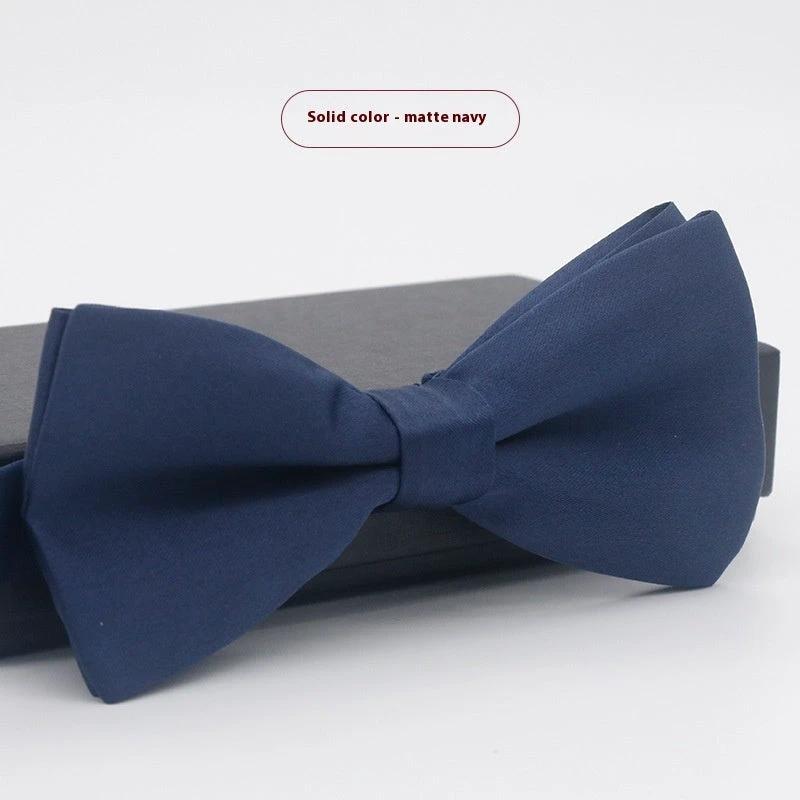 Men's Solid Color Bow Tie by GJG Denim