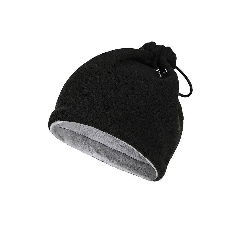 Men's Cold Proof And Warm Wind Proof Wool Hat or Neck Warmer by GJG Denim