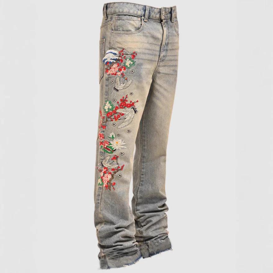 Men's Straight-Leg Denim Pants by GJG Denim