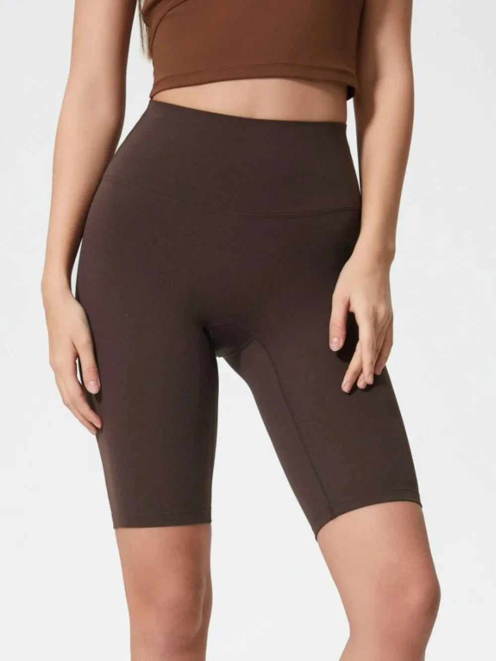 Millennia High Rise Wide Waistband Active Shorts by Lady Ros