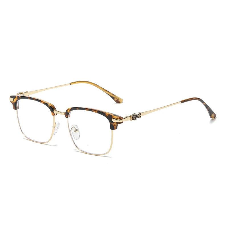 Men's Retro Plate Myopia Glasses by GJG Denim