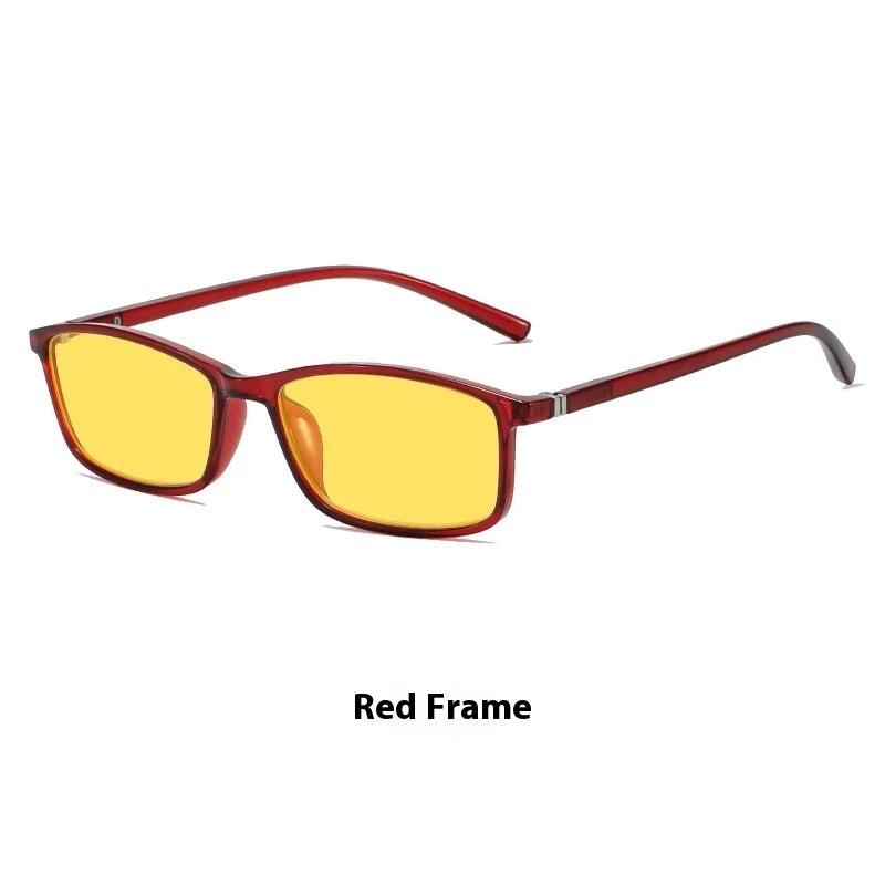 New Retro Small Frame Night Vision Anti-Blue Ray Plain Glasses by GJG Denim
