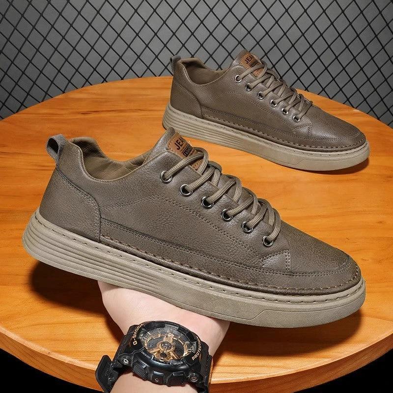 Men's Casual Black Shoes by GJG Denim
