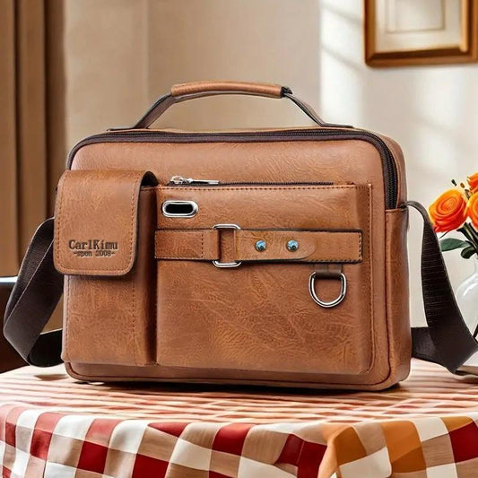 Men's Casual Crossbody Commuter Shoulder Bag by GJG Denim