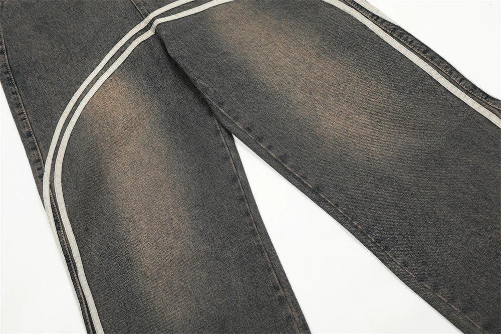 Fashion Side Zipper Slit Jeans For Men by GJG Denim