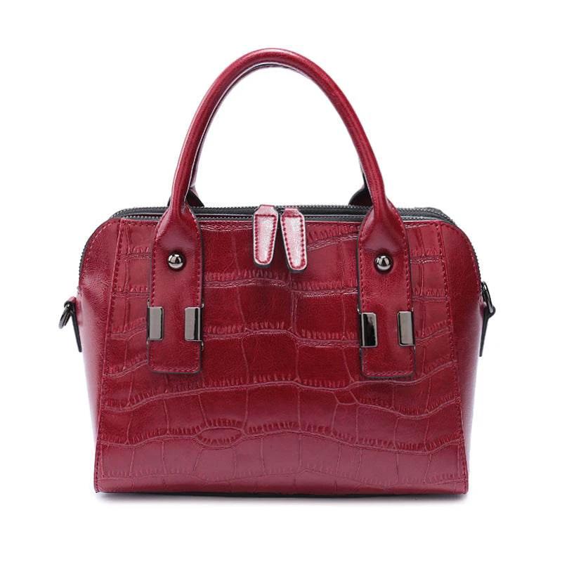 Cowhide Single Shoulder Diagonal Women's Bag by Zara-Craft
