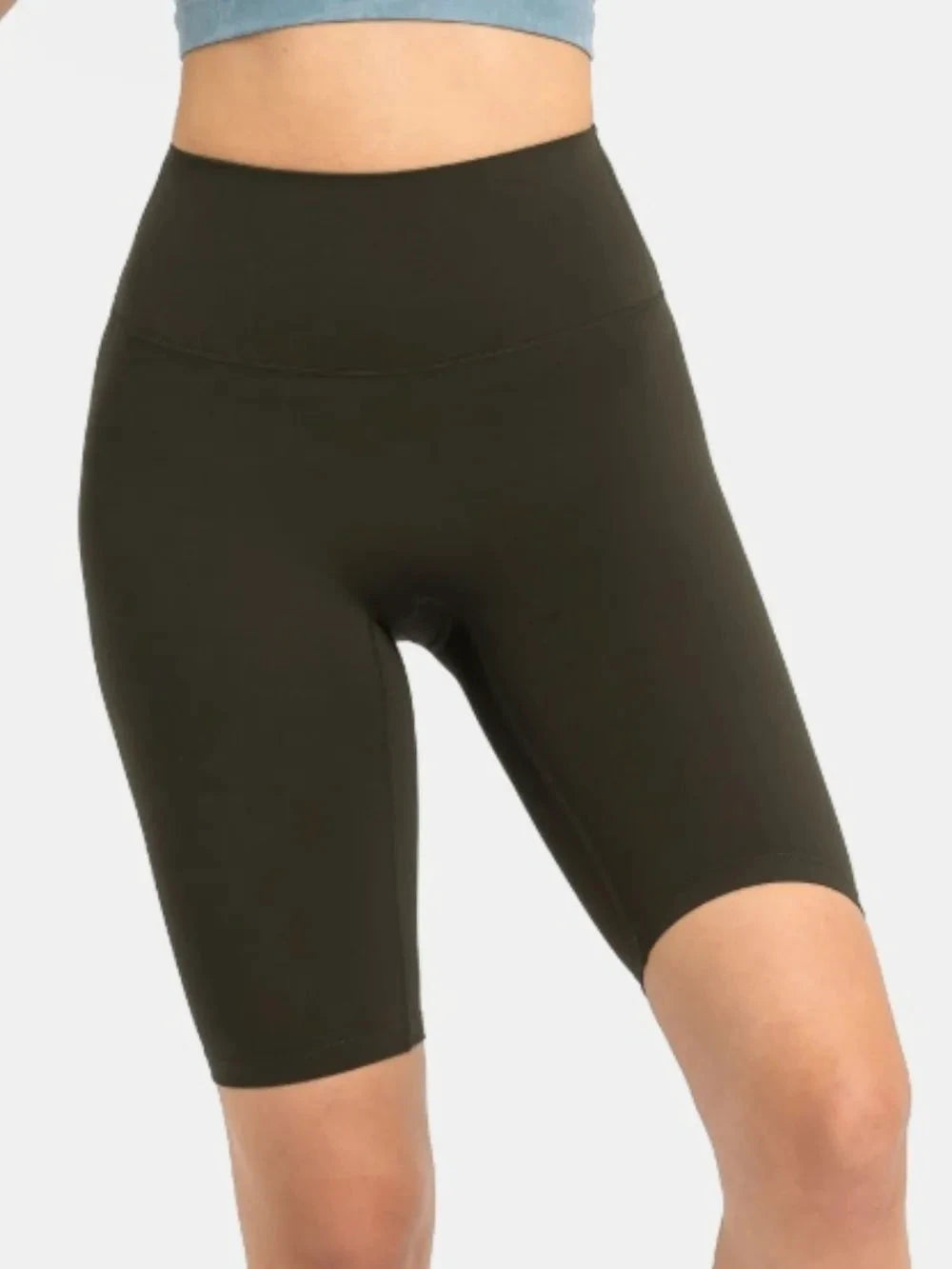 Millennia High Rise Wide Waistband Active Shorts by Lady Ros