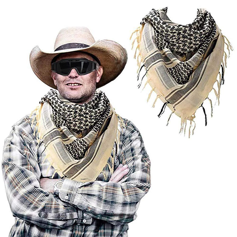 Men's Cotton Desert Tactical Scarf by GJG Denim