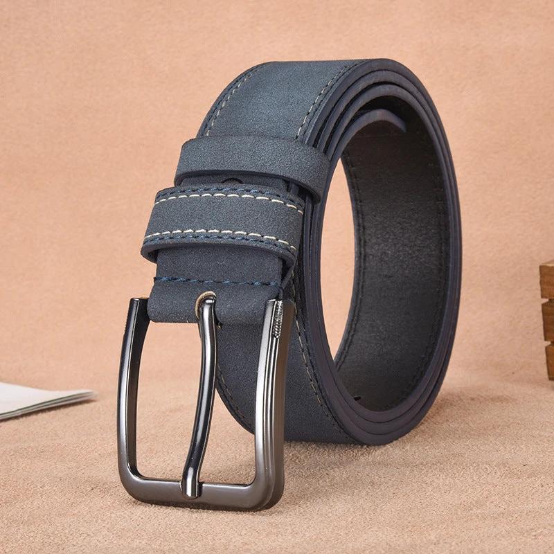 Versatile Alloy Pin-buckle Belt For Men by GJG Denim