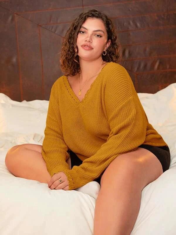 Plus Size Women's Sweater by GJG Denim