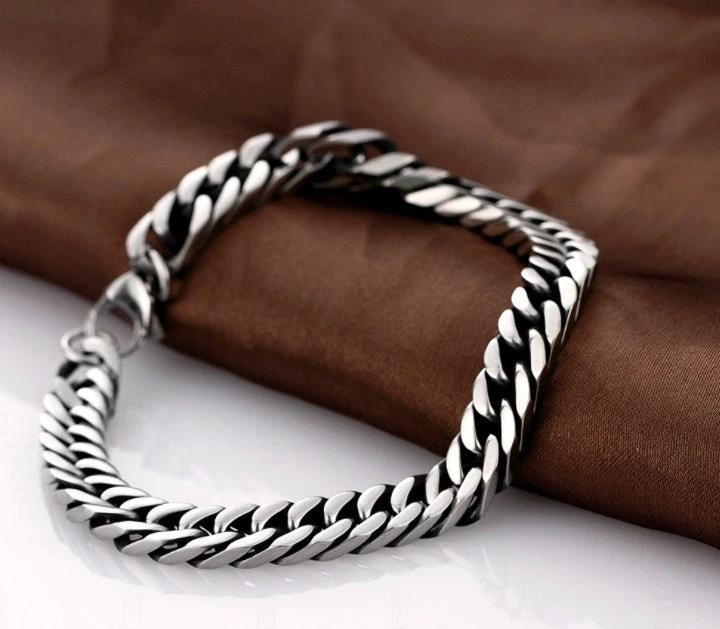 Titanium Steel Bracelet For Men by GJG Denim