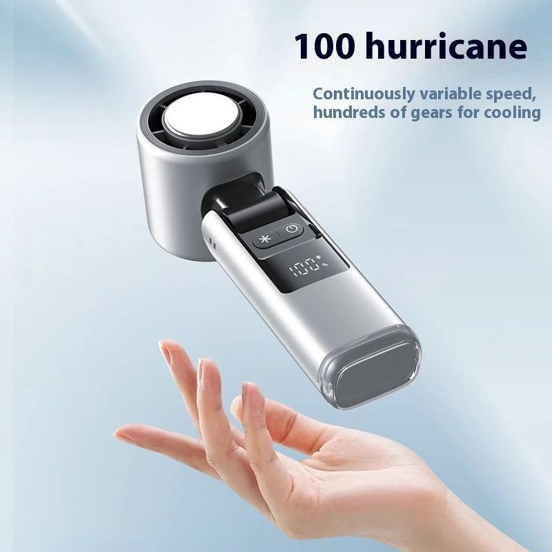 Super Mini Turbos Speed Fan USB Powered Digital Display by GJG Denim