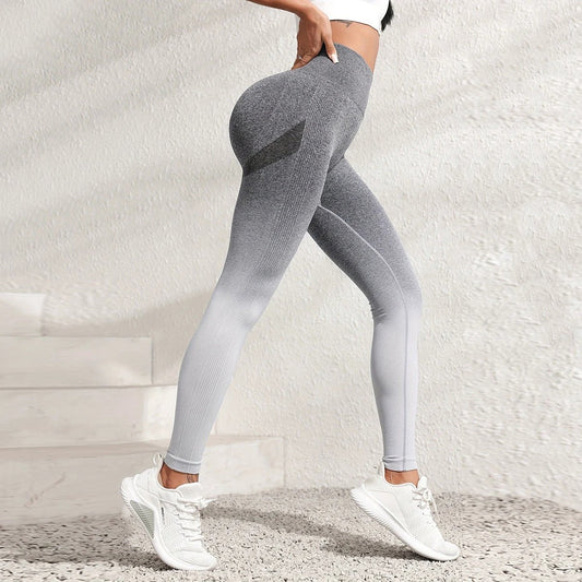 Knitted Quick-drying Plastic Hip Sports Yoga Pants by GJG Denim