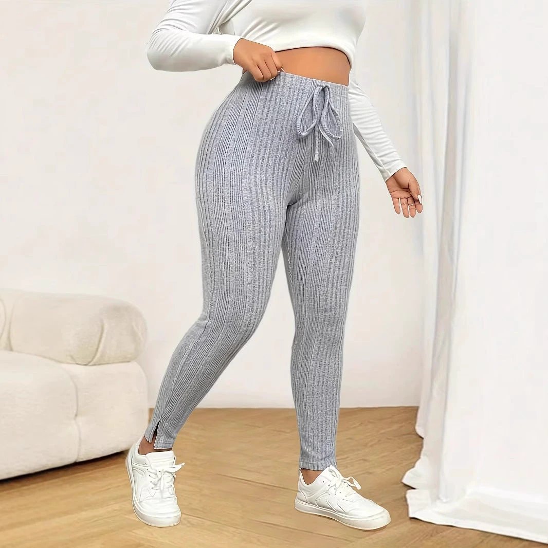 Women's Yoga Wear Tight-Fit High-Waist Base-Layer Fitness Pants by GJG Denim
