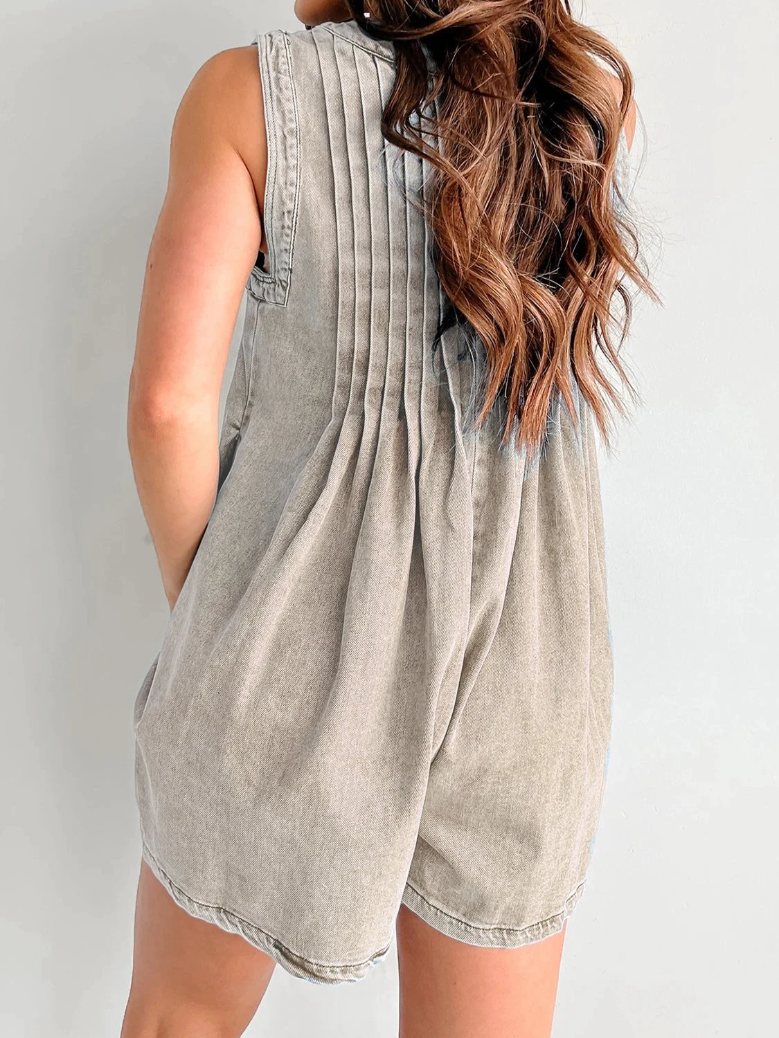 Tied Romper with Pockets by Lady Ros