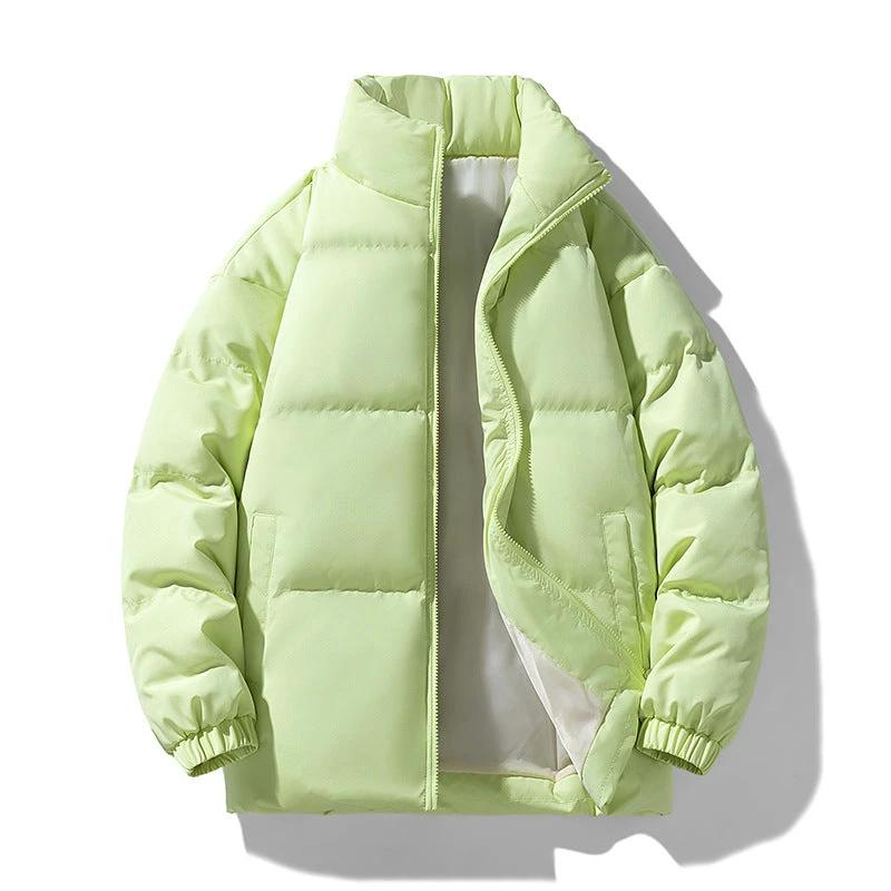 Men's Stand-up Collar Cotton-padded Coat Thick Warm-keeping And Cold-proof by GJG Denim
