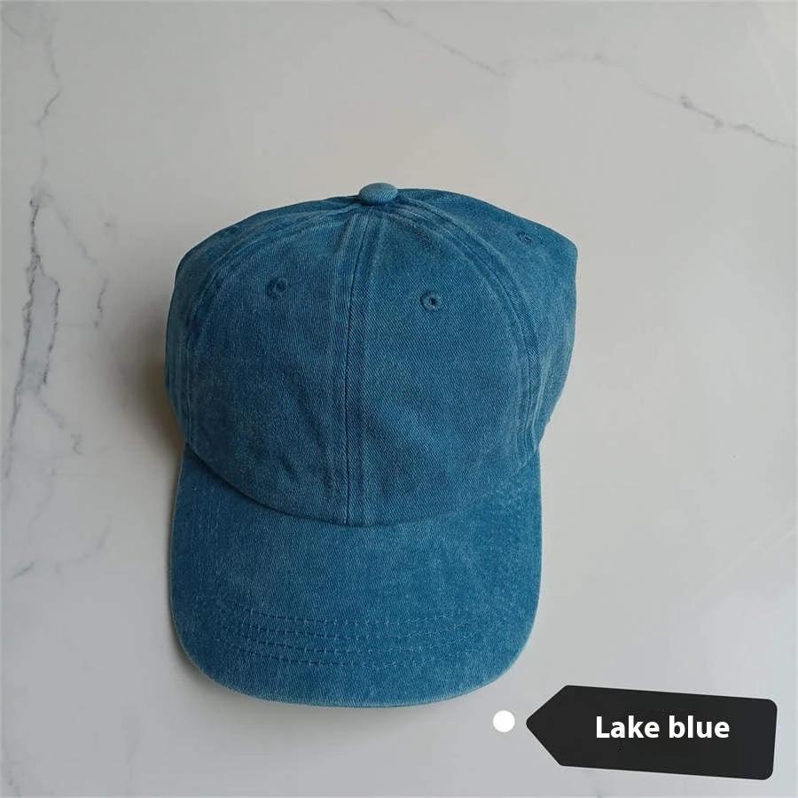 Retro Washed Baseball Cap For Men by GJG Denim