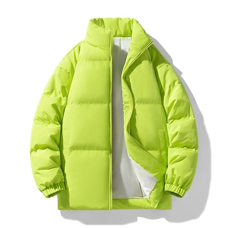 Men's Stand-up Collar Cotton-padded Coat Thick Warm-keeping And Cold-proof by GJG Denim