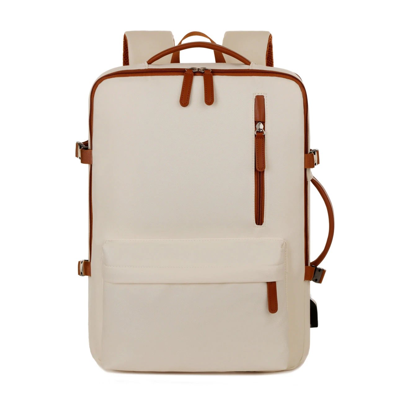 Business Travel Laptop Bag With Dual-Shoulder USB Charging Port For Men by GJG Denim