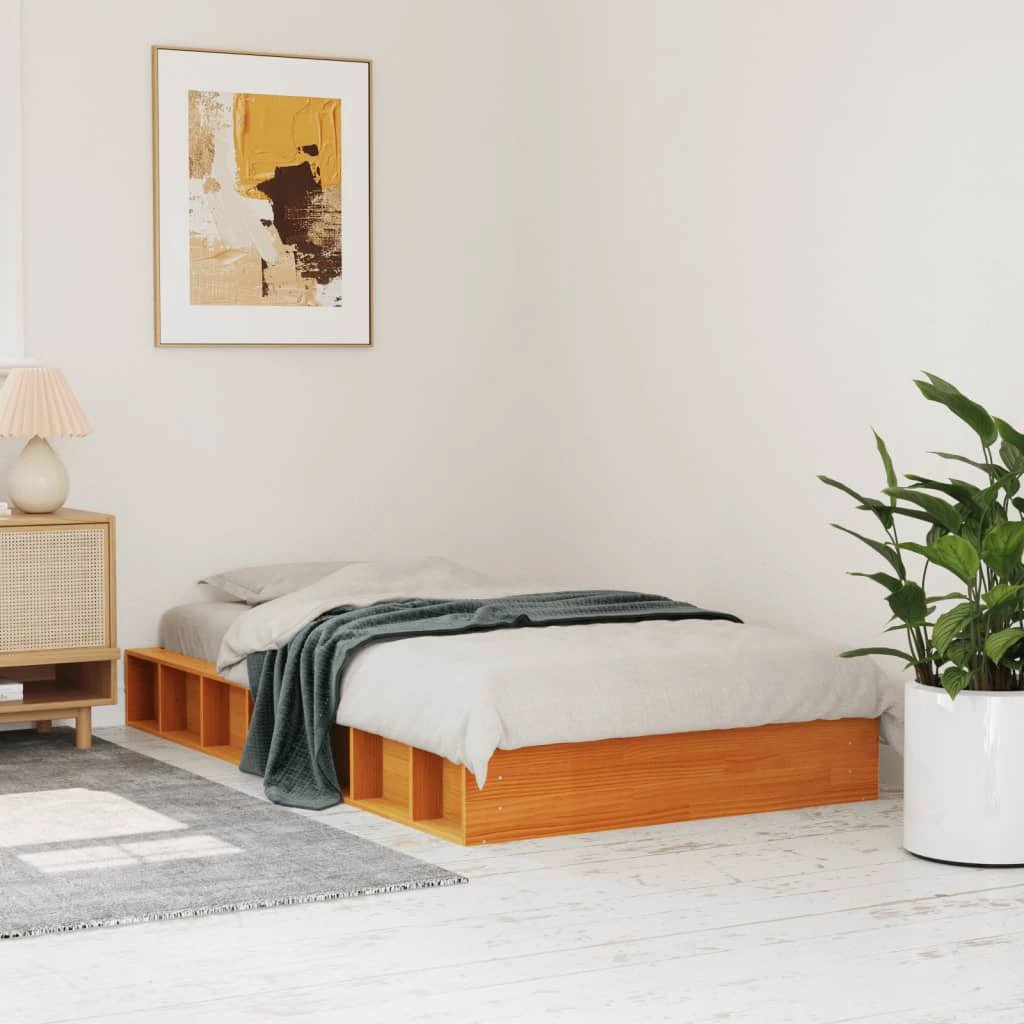 Wood Bed Frame by GJG Denim