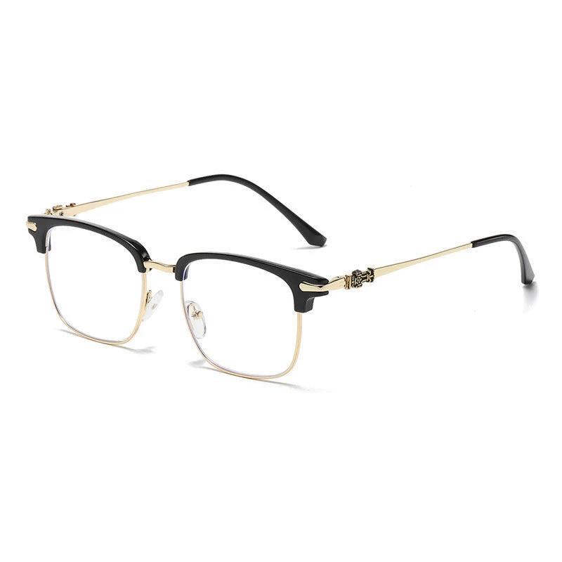 Men's Retro Plate Myopia Glasses by GJG Denim