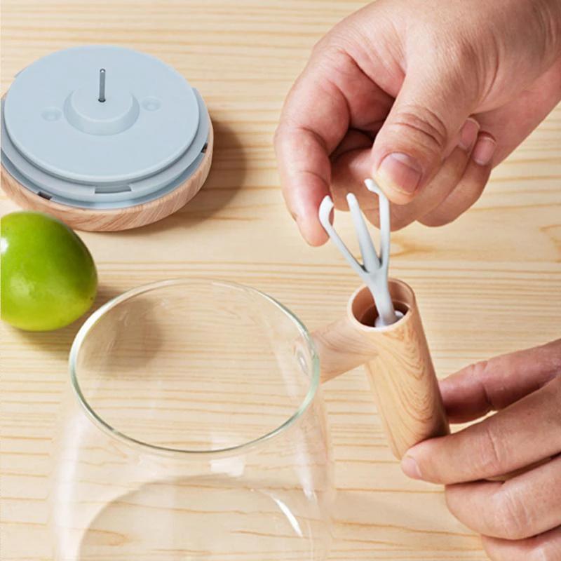 400ML Self Stirring Coffee Mug Electric Mixing Glass Coffee CupHigh Speed Fast Automatic Coffee Cup For Gyms Dining Room Kitchen Gadgets by GJG Denim