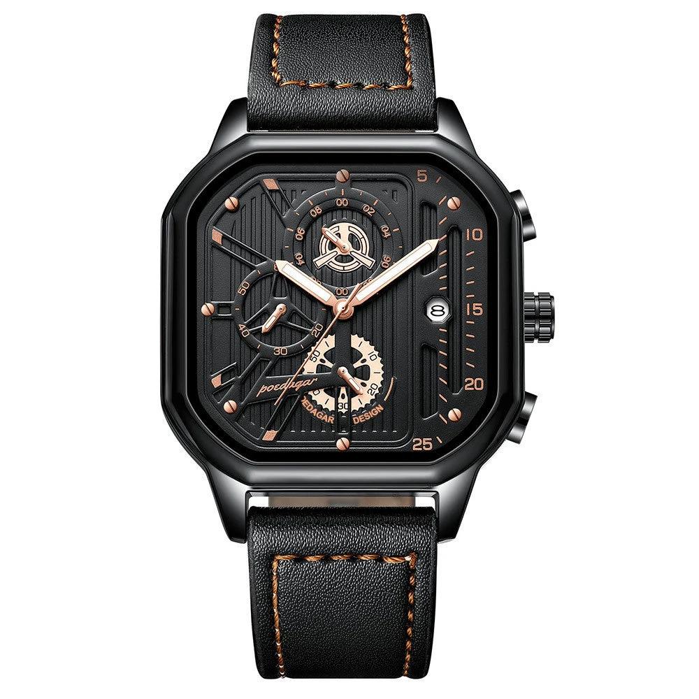 Men's Multifunctiona Belt Style Quartz Watch by GJG Denim