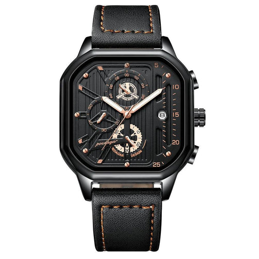 Men's Multifunctiona Belt Style Quartz Watch by GJG Denim