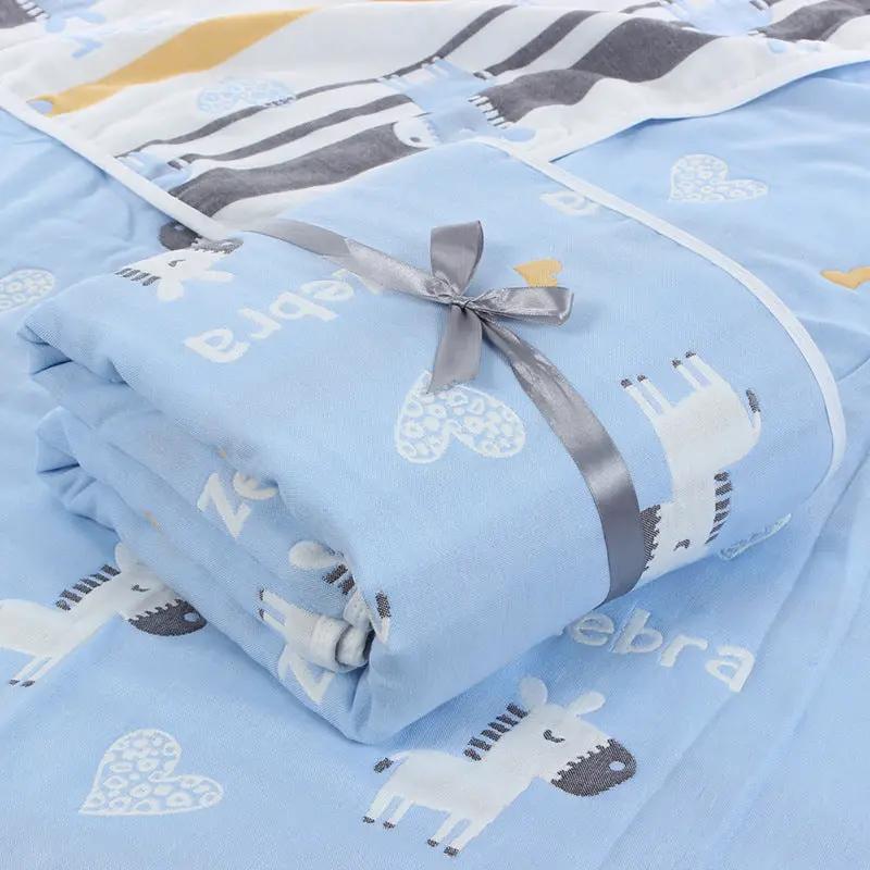 Six-layer Gauze Summer Air Conditioner Quilt Blanket by GJG Denim