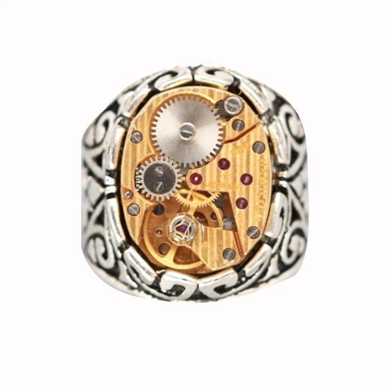 Men's Precision-machined Disc Design Metal Ring by GJG Denim