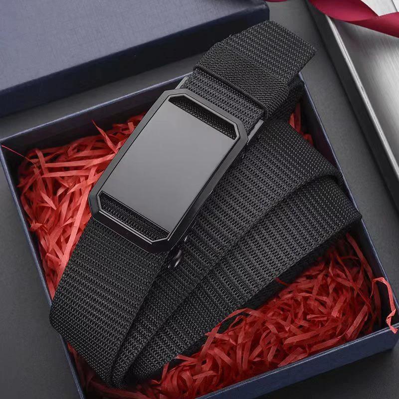 Men's Toothless Buckle Nylon Belt by GJG Denim