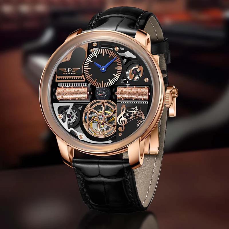 Multifunctional Fully Automatic Mechanical Watch For Men by GJG Denim
