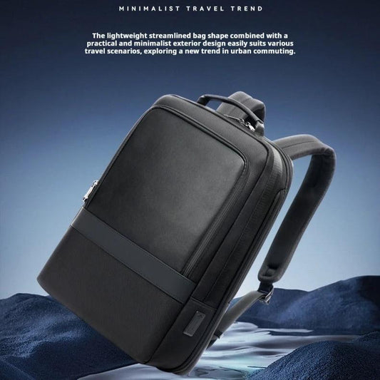 Men's Commuter Nylon Backpack With Large Capacity by GJG Denim