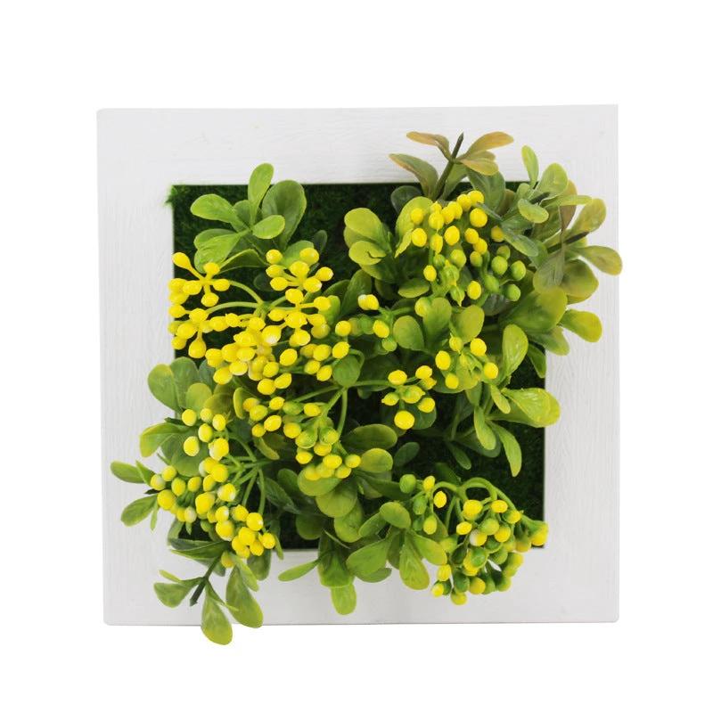Succulent Wall Decor 3D Artificial Flower Wall Hanging by GJG Denim