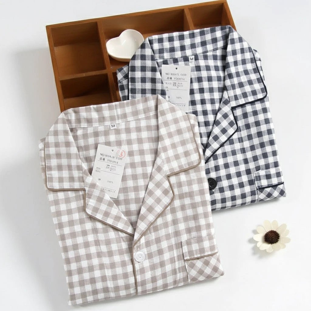 Men's Pajamas Double Gauze by GJG Denim