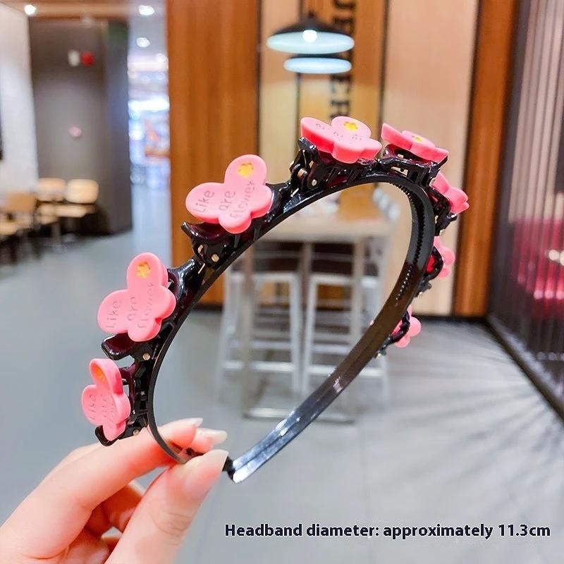 Girls' Clip Hair Accessories Crushed Hair Headband by GJG Denim