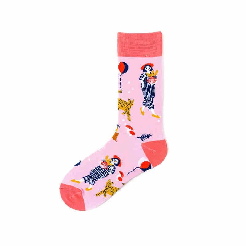 Men's Cotton Personality Socks by GJG Denim