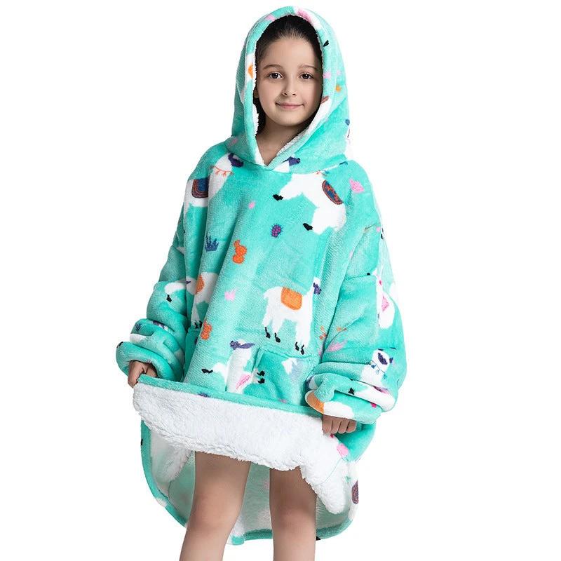 Composite Children's Flannel Lambswool Home Pajamas by GJG Denim