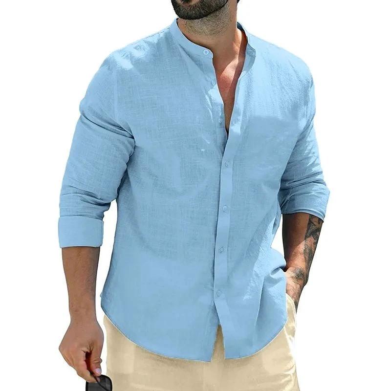 Men's Cotton Long Sleeve Shirts by GJG Denim