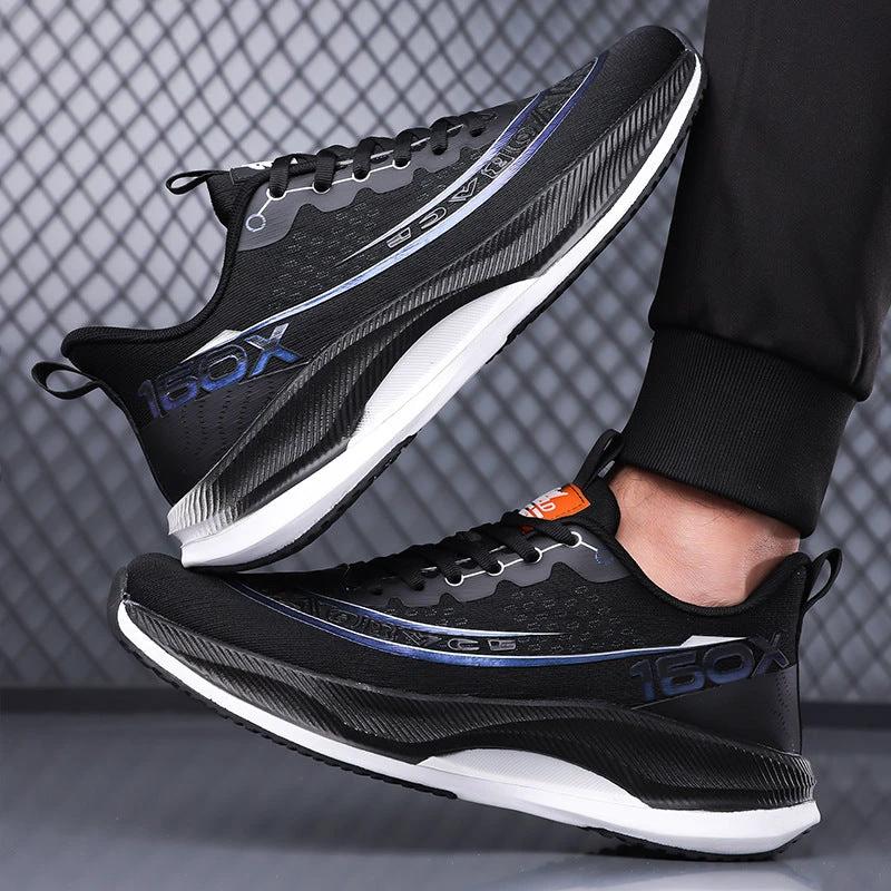 Men's Breathable Soft-soled Mesh Surface Trendy Running Shoes by GJG Denim