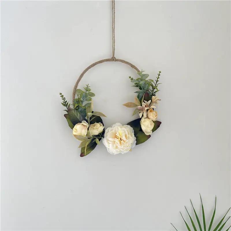 Hanging Rose Garland by GJG Denim