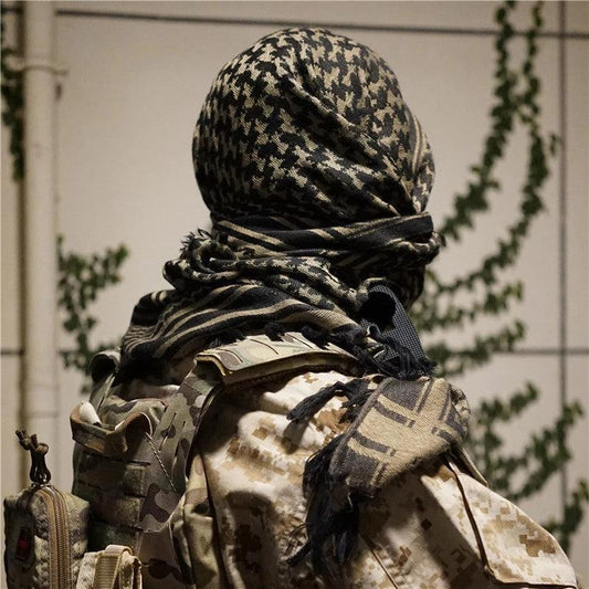Tactical Pure Cotton Scarf For Men by GJG Denim