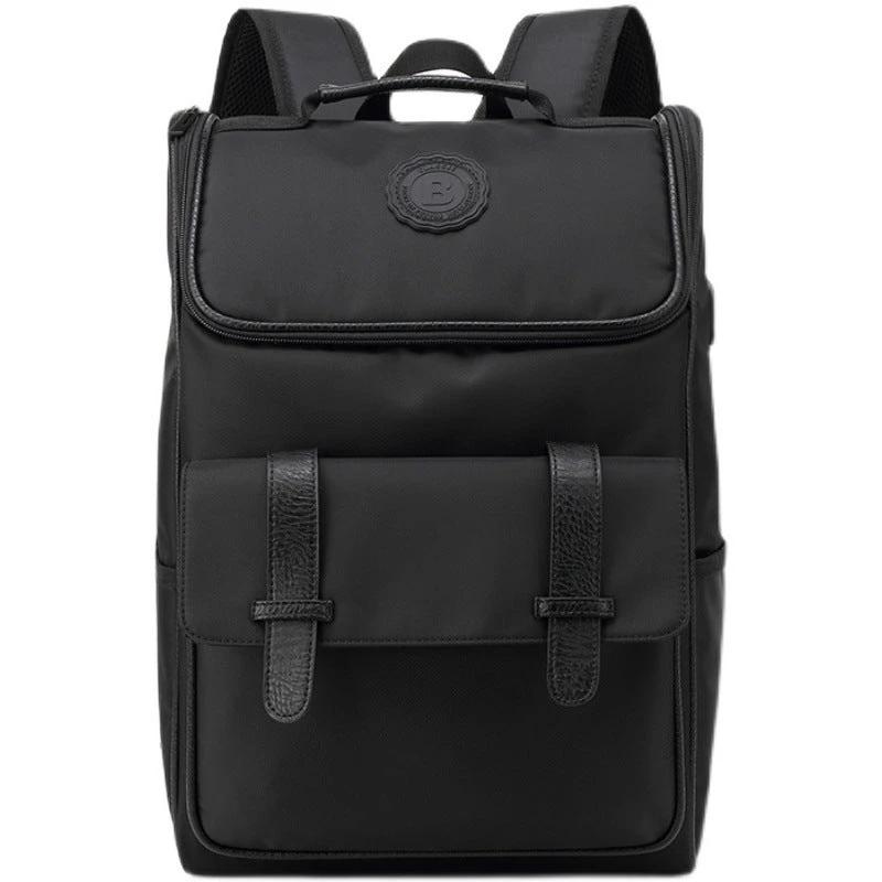 Mens Large-Capacity Travel Laptop Backpack by GJG Denim