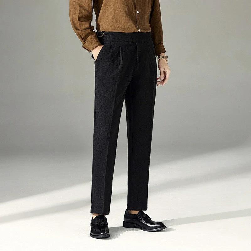 Men's Slim Fit Business Casual Pants by GJG Denim