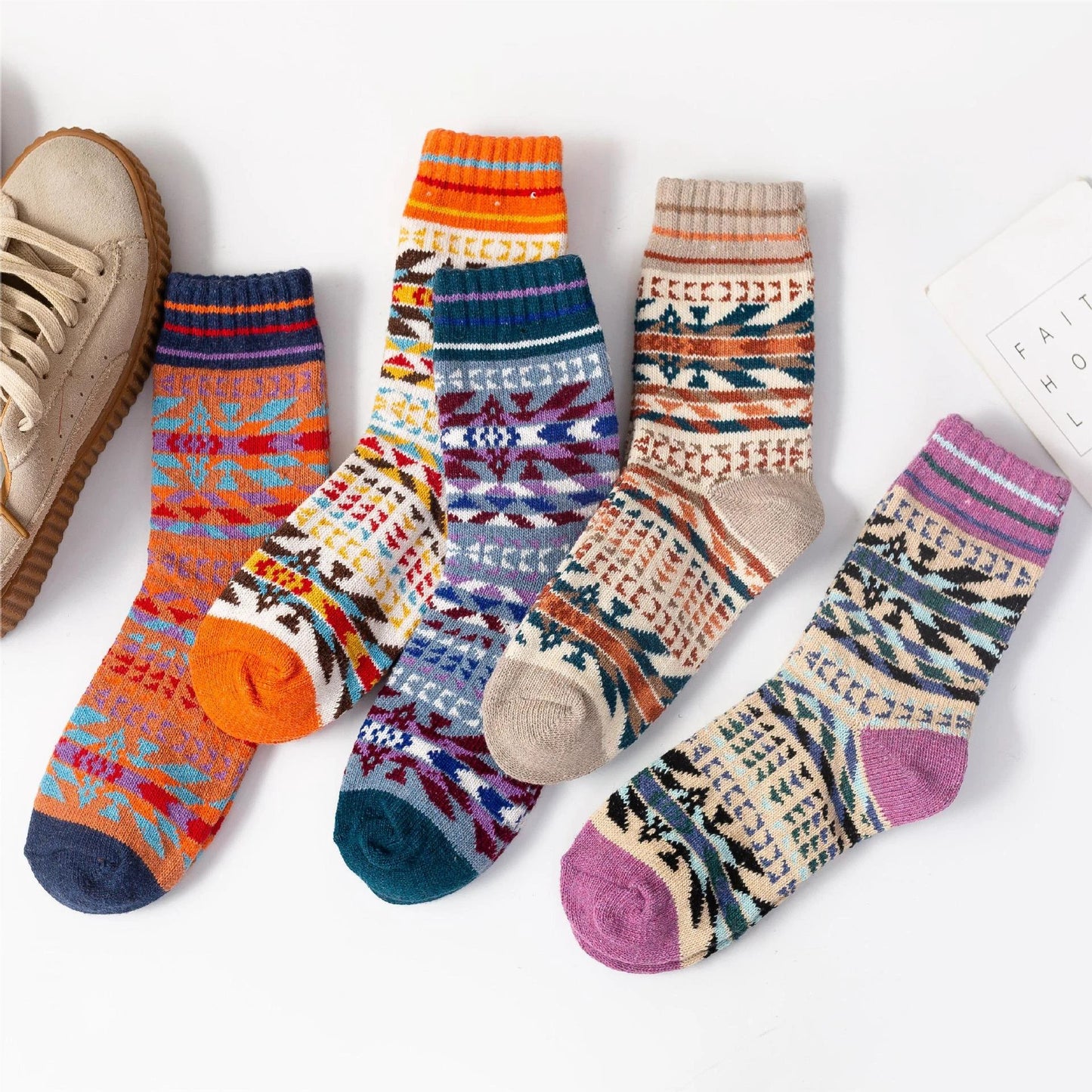 Men's Socks Vintage Style Wool Socks by GJG Denim
